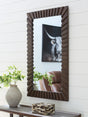 Nashville Furniture Outlets - Ashley Furniture - Advin Mirror - Accent Mirror / Dark Brown - A8010428