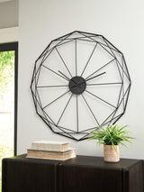 Nashville Furniture Outlets - Ashley Furniture - Arkthorne Wall Decor - Wall Clock / Black - A8010429