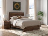 Nashville Furniture Outlets - Ashley Furniture - Janfyn Bedroom - Queen Panel Bed / Brown - PCB1010B2