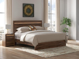 Nashville Furniture Outlets - Ashley Furniture - Janfyn Bedroom - King Panel Bed / Brown - PCB1010B8
