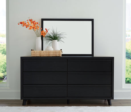 Nashville Furniture Outlets - Ashley Furniture - Danziar Bedroom - Full Slat Panel Bed / Black - B1013B19