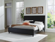 Nashville Furniture Outlets - Ashley Furniture - Danziar Bedroom - King Panel Bed / Black - B1013B7