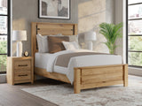 Nashville Furniture Outlets - Ashley Furniture - Brozmont Bedroom - Full Panel Platform Bed - B1045B10