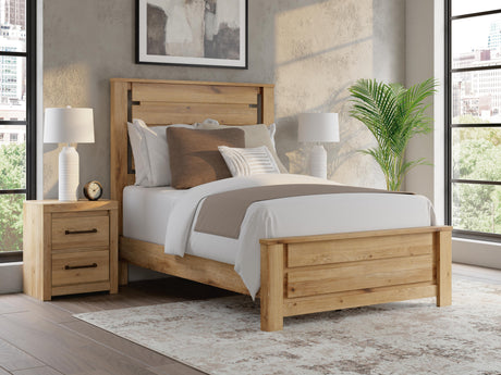 Nashville Furniture Outlets - Ashley Furniture - Brozmont Bedroom - Full Panel Platform Bed - B1045B10