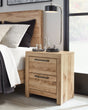Nashville Furniture Outlets - Ashley Furniture - Hyanna Bedroom - Full Panel Storage Bed / Tan Brown - B1050B38