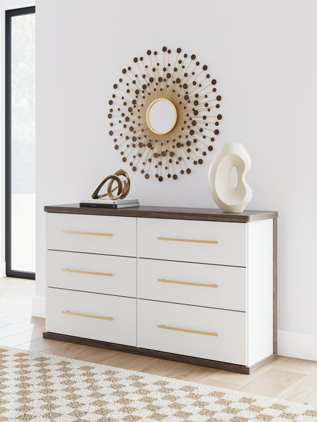 Nashville Furniture Outlets - Ashley Furniture - Kendanport Bedroom - Dresser and Mirror / Brown - PCB1108B1