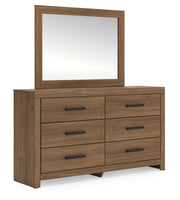 Nashville Furniture Outlets - Ashley Furniture - Broachmyn Bedroom - Dresser and Mirror / Auburn - PCB1116B1