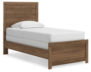 Nashville Furniture Outlets - Ashley Furniture - Broachmyn Bedroom - Twin Panel Bed / Auburn - PCB1116B8