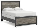 Nashville Furniture Outlets - Ashley Furniture - Broachmyn Bedroom - Full Panel Bed / Black/Gray - PCB1118B9