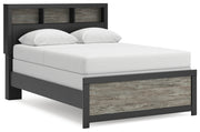 Nashville Furniture Outlets - Ashley Furniture - Broachmyn Bedroom - Full Bookcase Bed / Black/Gray - PCB1118B13