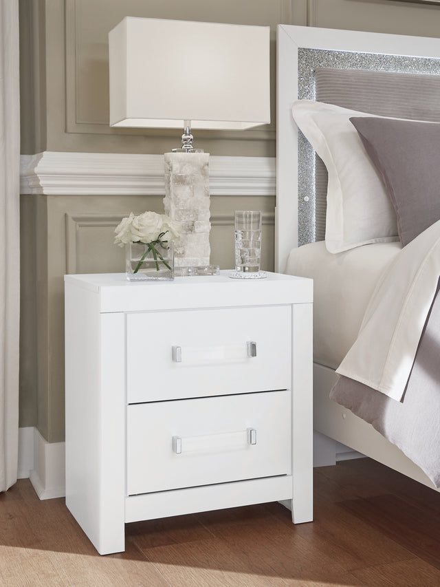 Nashville Furniture Outlets - Ashley Furniture - Maeling Bedroom - Two Drawer Night Stand - PCB1119-92