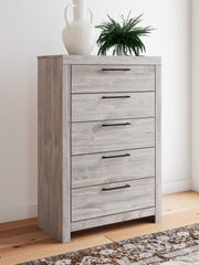 Nashville Furniture Outlets - Ashley Furniture - Broachmyn Bedroom - Five Drawer Chest / Gray - PCB1120-46