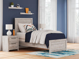 Nashville Furniture Outlets - Ashley Furniture - Broachmyn Bedroom - Twin Panel Bed / Gray - PCB1120B8