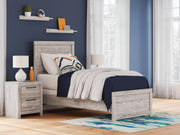 Nashville Furniture Outlets - Ashley Furniture - Broachmyn Bedroom - Twin Panel Bed / Gray - PCB1120B8