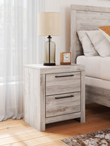 Nashville Furniture Outlets - Ashley Furniture - Broachmyn Bedroom - Two Drawer Night Stand / Gray - PCB1120-92