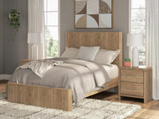 Nashville Furniture Outlets - Ashley Furniture - Gramburg Bedroom - Full Panel Platform Bed / Warm Natural Brown - PCB1121B9