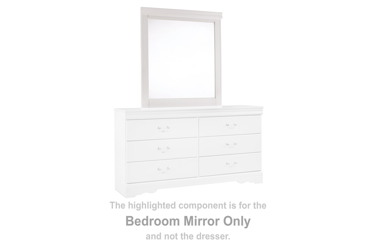 Nashville Furniture Outlets - Ashley Furniture - Anarasia Bedroom - Bedroom Mirror / White - B129-36