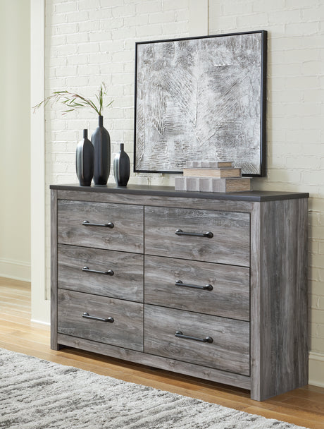 Nashville Furniture Outlets - Ashley Furniture - Bronyan Bedroom - Six Drawer Dresser / Dark Gray - B1290-31