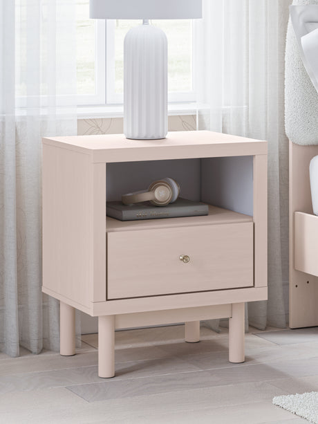 Nashville Furniture Outlets - Ashley Furniture - Wistenpine Bedroom - Twin Upholstered Panel Bed with Storage / Blush - B1323B14