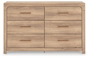 Nashville Furniture Outlets - Ashley Furniture - Kinlanni Bedroom - Six Drawer Dresser / Tan - PCB1360-31