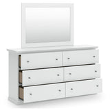 Bostwick Shoals Twin Panel Bed, Dresser, Mirror and Nightstand