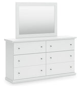 Bostwick Shoals Twin Panel Bed, Dresser, Mirror and Nightstand
