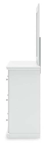 Bostwick Shoals Twin Panel Bed, Dresser, Mirror and Nightstand