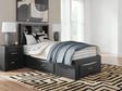 Nashville Furniture Outlets - Ashley Furniture - Stabotta Bedroom - Twin Bookcase Storage Bed - PCB1755B14
