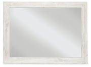 Nashville Furniture Outlets - Ashley Furniture - Paxberry Bedroom - Bedroom Mirror / Whitewash - B181-36
