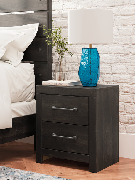 Nashville Furniture Outlets - Ashley Furniture - Hollivern Bedroom - Twin Panel Bed with Storage / Dark Gray - PCB2108B18