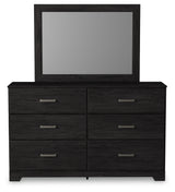 Belachime King Panel Bed, Dresser, Mirror, Chest and Nightstand