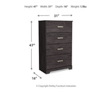 Belachime King Panel Bed, Dresser, Mirror, Chest and Nightstand