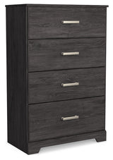 Belachime King Panel Bed, Dresser, Mirror, Chest and Nightstand