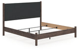 Nashville Furniture Outlets - Ashley Furniture - Pamytta Bedroom - King Upholstered Panel Bed / Brown - PCB2614B29