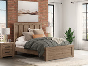 Nashville Furniture Outlets - Ashley Furniture - Oliandon Bedroom - Queen Panel Bed / Light Brown - PCB2844B2