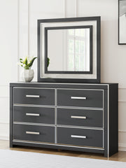 Nashville Furniture Outlets - Ashley Furniture - Zuraleus Bedroom - Dresser and Mirror / Black - PCB3380B1