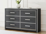 Nashville Furniture Outlets - Ashley Furniture - Zuraleus Bedroom - Six Drawer Dresser / Black - PCB3380-31