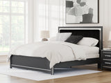 Nashville Furniture Outlets - Ashley Furniture - Zuraleus Bedroom - King Upholstered Panel Bed / Black - PCB3380B12