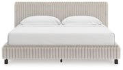 Nashville Furniture Outlets - Ashley Furniture - Zuraleus Bedroom - King Upholstered Bed / White - PCB3381B13