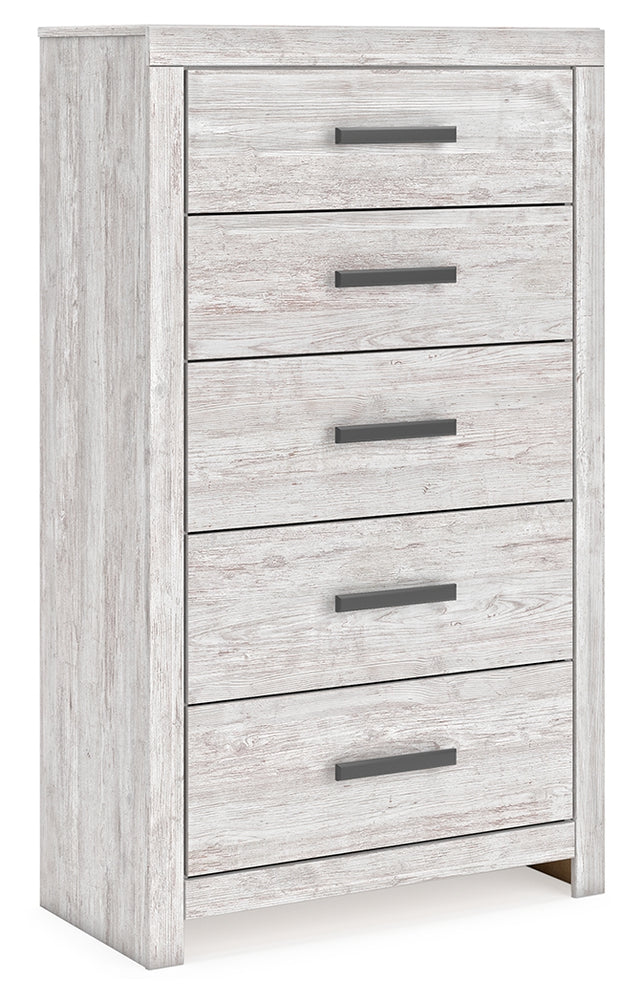 Nashville Furniture Outlets - Ashley Furniture - Cayboni Bedroom - Twin Panel Bed / Whitewash - B3788B6