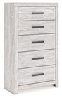 Nashville Furniture Outlets - Ashley Furniture - Cayboni Bedroom - Twin Panel Bed / Whitewash - B3788B6