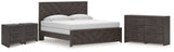 Nashville Furniture Outlets - Ashley Furniture - Prendonea King Panel Bed, Dresser and 2 Nightstands - King Panel Bed, Dresser and 2 Nightstands - B3789B13
