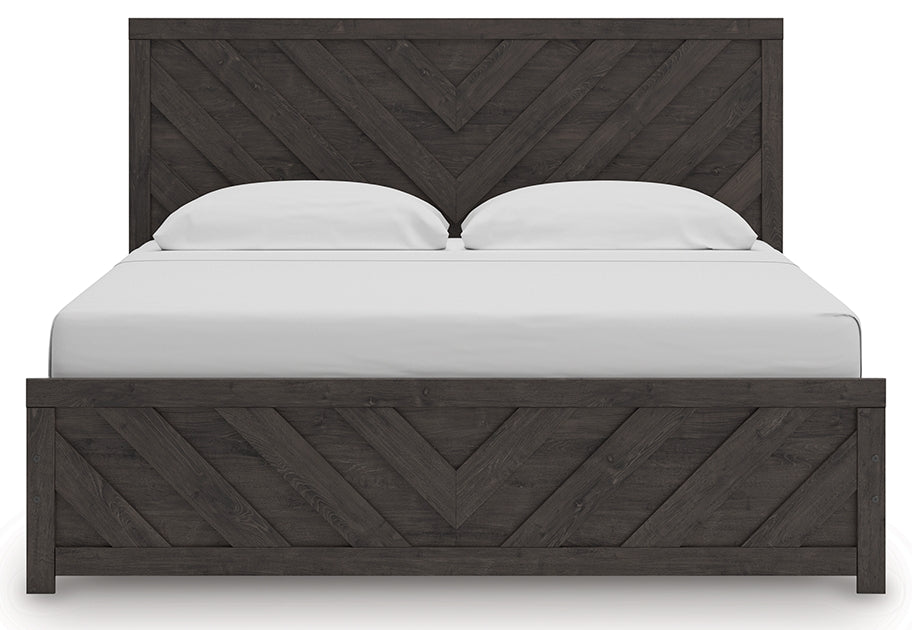 Prendonea King Panel Bed, Dresser and 2 Nightstands
