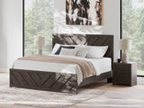 Prendonea King Panel Bed, Dresser and 2 Nightstands