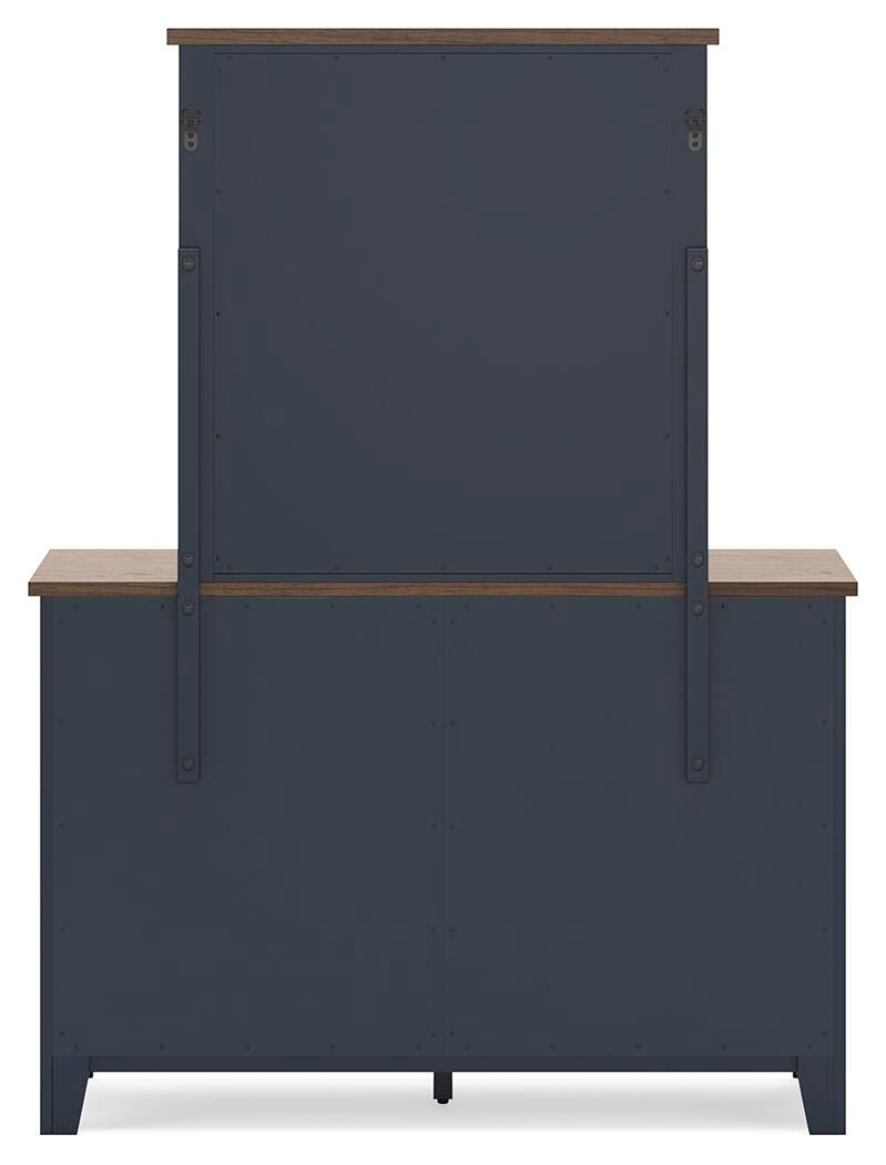 Landocken Queen Panel Bed, Dresser, Mirror and Nightstand