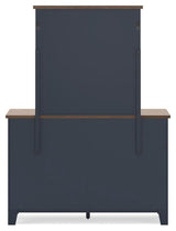 Landocken Queen Panel Bed, Dresser, Mirror and Nightstand