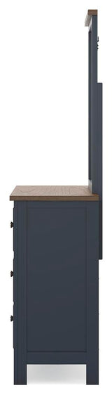 Landocken Queen Panel Bed, Dresser, Mirror and Nightstand