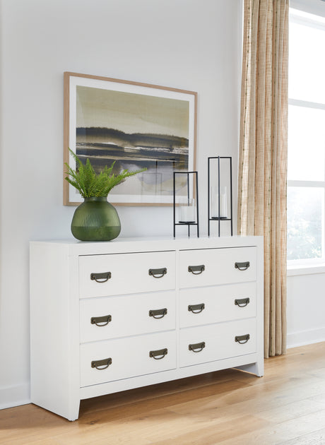 Nashville Furniture Outlets - Ashley Furniture - Binterglen Bedroom - Twin Panel Bed / White - B427B2