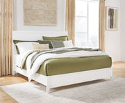 Nashville Furniture Outlets - Ashley Furniture - Binterglen Bedroom - Queen Panel Bed / White - B427B6