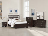 Nashville Furniture Outlets - Ashley Furniture - Covetown Bedroom - Queen Panel Bed / Dark Brown - B441B6